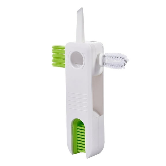 2025 Upgraded Cup Lid Gap Cleaner Brush - 4-in-1 Silicone Cleaning Tool for Stainless Steel Lids, U-Shaped Cup Mouths and Bottles - Compact and Portable Design