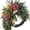 D#, variant on Rustic Bohemian Wreath for Front Door,Double-Sided Spring Floral Wreath with Linen Bow and Greenery,Farmhouse Boho FloralWreath for Year-Round Home Wall Window Porch Decoration
