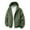 Army Green, variant on Men's And Women's Solid-color Casual Sports Outdoor Hooded Windbreaker, Men's And Women's Zipper Jacket Army Green L
