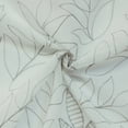thumbnail image 4 of Habitat Valentina Sheer Window Treatment Tone on Tone Motif Grommet Curtain Panel for Bedroom Livingroom 52" x 84" Grey, 4 of 6