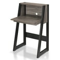thumbnail image 3 of Espece Wood Secretary Desk, Distressed Gray, 3 of 5