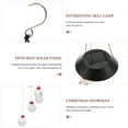 thumbnail image 3 of IDEANATEGRATE Colgante Solar Para Exterior Con Campana De Y Luces LED Multicolor Cambiantes, 3 of 8