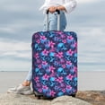 thumbnail image 7 of Pofeuu Blue Skull Flower Print Luggage Suitcase Cover Protector Luggage Washable Covers Aesthetic for 18/24/28/32 inch Luggage（No luggage included）-Large, 7 of 7