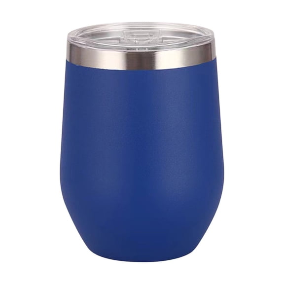 LangPing 9 oz Insulated Wine Tumbler with Lid and Straw,Stainless Steel Stemless Wine Tumbler Glasses Double Wall Vacuum Wine Cups Tumbler for Coffee,Champaign,Office Tumbler Hot