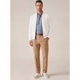 thumbnail image 6 of GIRUNS Mens Bomber Jacket Lightweight Casual Varsity Fall Winter Jackets Zip-Up Outerwear Coat White 2XL, 6 of 8
