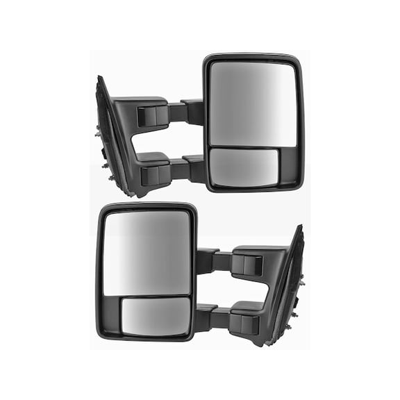 Door Mirror Set 6 Piece - Compatible with 2000 - 2005 Ford Excursion 2001 2002 2003 2004