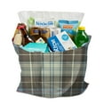 thumbnail image 3 of Retro Plaid Canvas Tote Bag Buffalo Checkered Pattern Vintage Style Geometric Design Rustic Aesthetic Cute Reusable Foldable Shopping Tote, 3 of 6