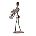 thumbnail image 2 of Estatua de hombre músico, escultura de músico, decoración del hogar, figura coleccionable, arte Trompeta, 2 of 9
