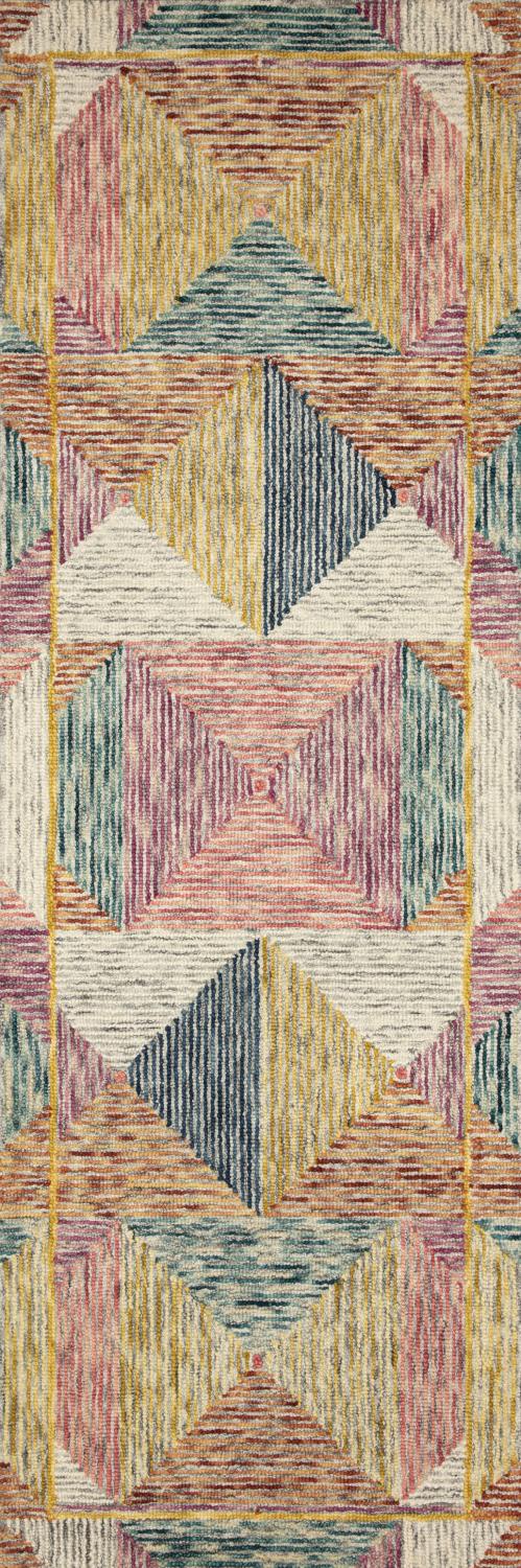 Loloi Spectrum Geometric Silver / Fiesta Area Rug