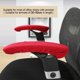 thumbnail image 3 of 1 par de fundas de reposabrazos de silla de tela de punto elástico almohadilla de reposabrazos de silla de ruedas de oficina cubierta de alivio de presión de antebrazo de codo (rojo) brillar Electrónica, 3 of 5
