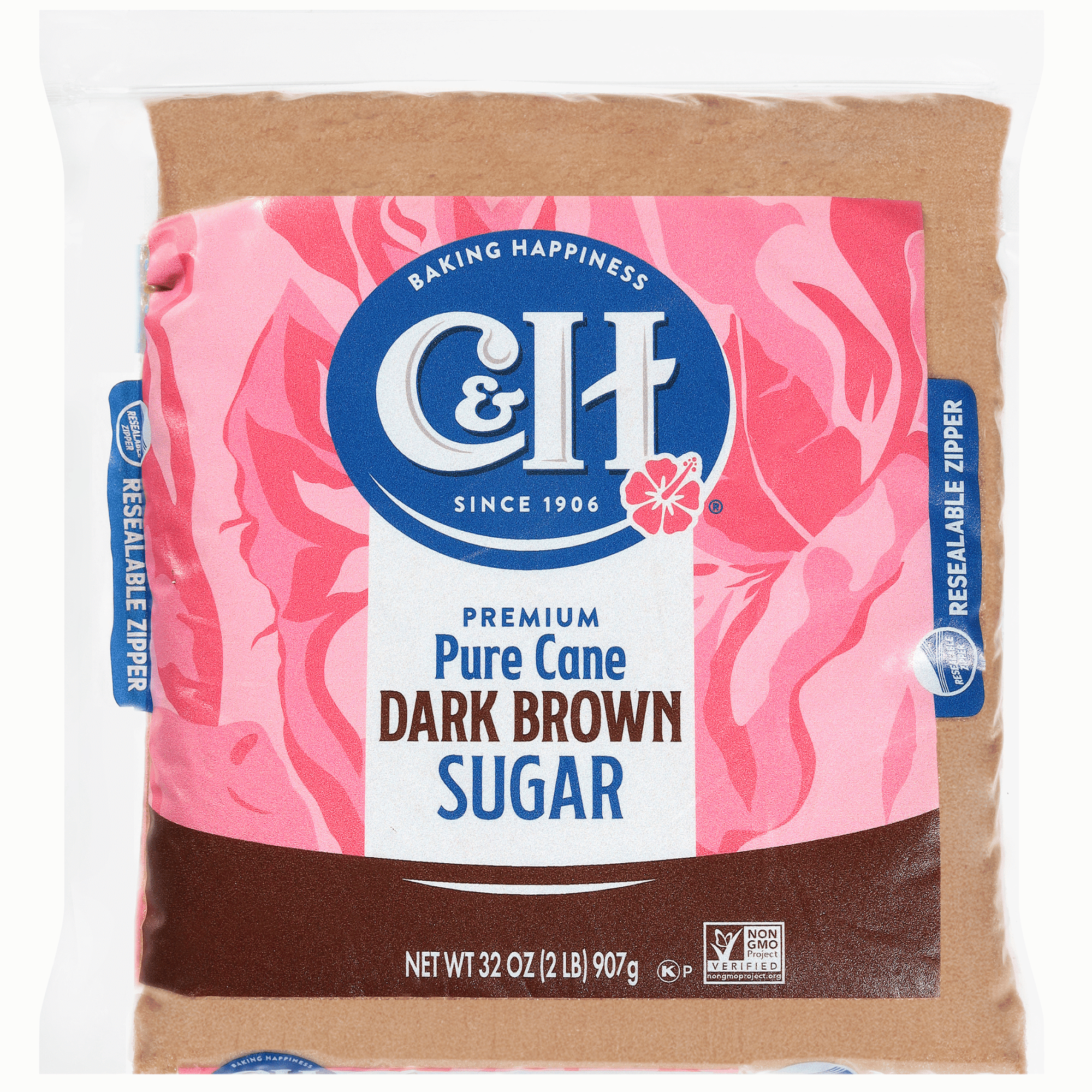 C&H Premium Cane Powdered Sugar, Fine & Soft, 2 lb - Gluten Free