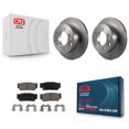 thumbnail image 1 of CMX Rear Disc Brake Rotors and Ceramic Pads Kit for Car 2003-2006 Kia Sorento K8C-102158, 1 of 11