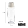 thumbnail image 2 of Cocktail Shaker, Martini Shaker, Made Glass Bar Shaker,for Cold Brew Cocktails, Home Bar, Bartending, Camping, Picnic, Outdoor Party,19.7oz, 2 of 5