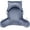 Blue, variant on Hersunpl High Reading Back Pillow with Pockets Detachable Headrest for Sofa Bed Floor Dorm
