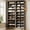 Black Oak, variant on Homieasy Tall Shoe Cabinet, 10 Tiers Narrow Wood Shoe Rack, Shoe Storage Organizer with Open Storage, Vertical Shoe Shelf Tower for 40-44 Pairs, Space Saving, Set of 2, Black Oak