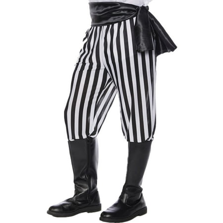 Black and White Pirate Pants Men's Adult Halloween