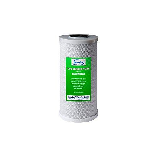 iSpring FC15B Big Blue Whole House Water Filter with CTO Carbon Block, 4.5" x 10"