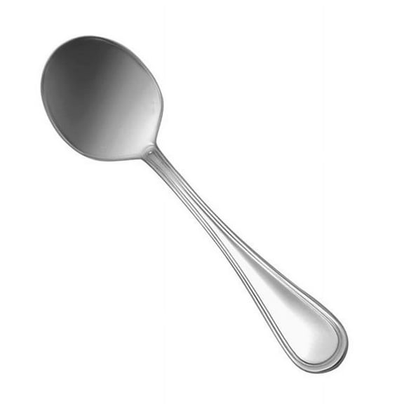 Oneida T029SRBF 6.5 in. Bellini Stainless Steel Extra Heavy Weight Round Bowl Soup Spoon  Silver