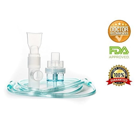 Healthline Aerosol Disposable Vaporizer Kit with Tubing Treats Asthma (10-Pack)