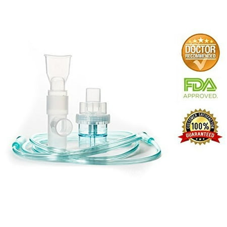 Healthline Aerosol Disposable Vaporizer Kit with Tubing Treats Asthma (5-Pack)