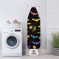 thumbnail image 3 of HELLHERO Home Ironing Board Protector Bat Spider Web Iron Pad Board Cover Drawstring Tightening Secure Fit(15" x 54"), 3 of 5