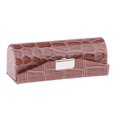 thumbnail image 5 of Cosmetic Lipstick Case Holder with Mirror - Small Organizer Bag for Purse - PU Leather - Brown, as described, 5 of 7