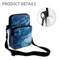 thumbnail image 5 of FUIALDOLG Blue Ocean Wave Print Portable Crossbody Coin Case, Polyester Crossbody Bag Lightweight Crossbody Purse for Travel Daily Use, 5 of 7