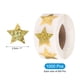 thumbnail image 2 of 1000 piezas de etiquetas adhesivas en forma de estrella dorada/roja de 1 pulgada para tienda y hogar, 2 of 6