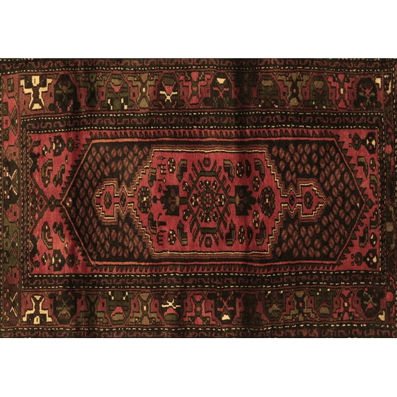 Ahgly Company Indoor Rectangle Persian Brown Traditional Area Rugs, 6' x 9'