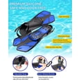 thumbnail image 4 of Set 4 en 1 de equipo de snorkel Ubekezele para adultos con bolsa de viaje, 4 of 7