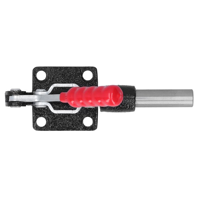 Welding Adjustable Toggle Clamp, Push Pull Horizontal Fixture Stroke Push Pull CNC Quick Release Hand Tool GH-304-EM For Welding Woodworking