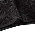 thumbnail image 7 of Sunvit-Panties Juniors Lace Panties - Low Rise, Size M Black, Nylon Spandex Fabric, Scalloped Edge & Bow Detail, Comfortable for Everyday & Special Occasion, 1 Pack, 7 of 7
