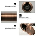 thumbnail image 2 of OULII Copper Door Viewer Round with Privacy Protection for Security 1Set, 2 of 8