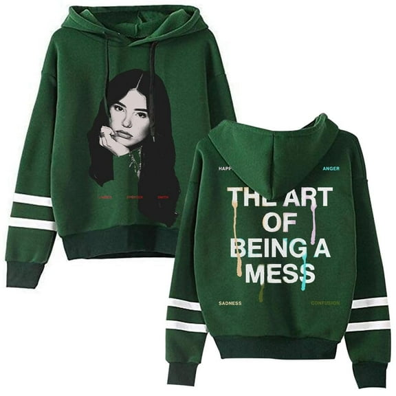 Lauren Spencer Smith Merch The Art Of Being A Mess Tour 2025 Unisex Pocketless Casual Sweatshirt,4XL,Green