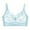 Blue-05, variant on SPZTSX Women Lace Wireless Bra Full Coverage Bralette Plus Size Soft Breathable Comfort Underwear