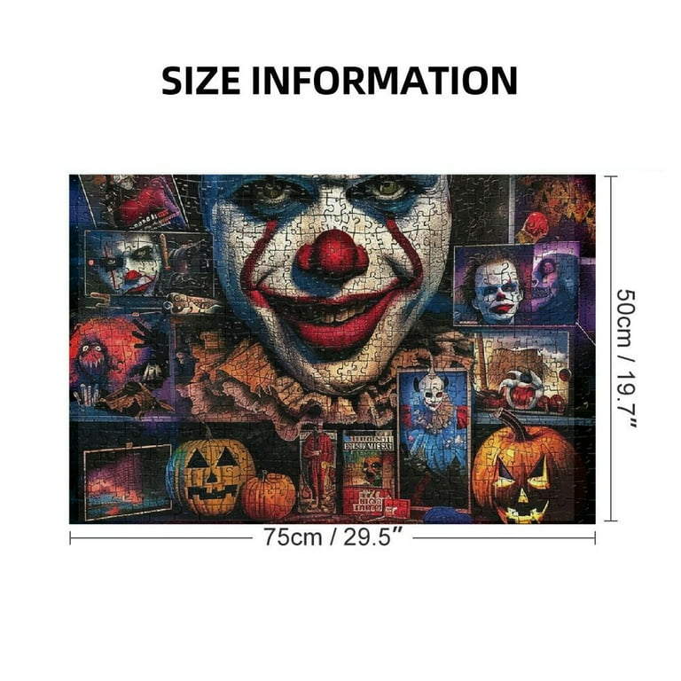 Horror Puzzle Movie Puzzles 1000 Pieces for Adult, Scary House