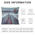 thumbnail image 5 of Orinice Snow Graphic Decorative Cushion Throw Pillow Cover for Home Couch, Living Room, Bed, Sofa Square Winter High-Quality 1PC 18x18in, 5 of 5