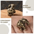 thumbnail image 3 of WEUVEB Elefante Decorativo De Latón Dorado Con Detalles Artesanales Para Acento Sofisticado En Espacios, 3 of 7