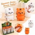 thumbnail image 2 of Squishy Fun Squeeze Fidget Toy, Mood Soothing Decompression Play Toy, Easy‑to‑carry Sensory Toy for Kids & Adults, Daily Leisure and Special Occasion Gift(Cute Tiger Random Colors), 2 of 9