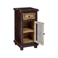 thumbnail image 1 of Progressive Furniture A751-69B Chairside Cabinet, Marshmallow Cocoa - Small, 1 of 1