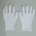 thumbnail image 6 of SENSETH 6 pairs Lengthen Cotton Gloves Cotton Healthy Gloves for Industrial Factory Electronics Ceremonial Ocasions (White), 6 of 7