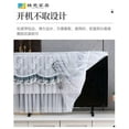 thumbnail image 2 of Embroidered Tulle Lace TV Cover Hanging TV Cover Household Decorative Hood Home Textiles 37-85 Inch, 2 of 3