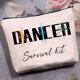 thumbnail image 5 of Bolsa de maquillaje de bailarina, bolsa de cosméticos de lona, ​​estuche multiusos para bolígrafos, neceser con cremallera, bolsa de viaje, estuche, monedero, kit de supervivencia portátil grande, 5 of 6