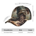 thumbnail image 2 of Rateoe Western Cowboy Snake Ram Skull Pattern Baseball Cap Outdoor Cap Mountain Dad Hat - Unstructured Soft Cotton Cap-Adjustable UV Protection Cap, 2 of 6