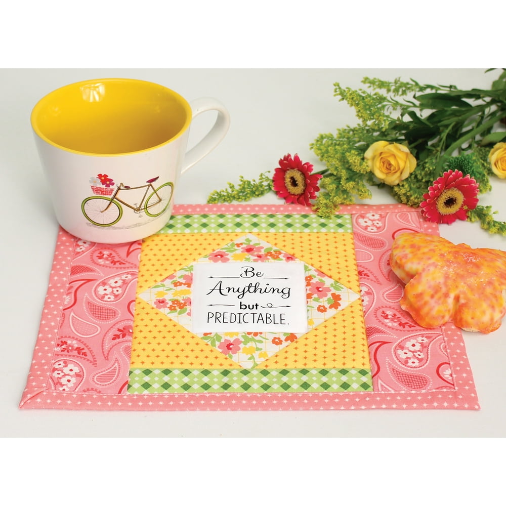June Tailor Quilt As You Go Inspirational Mug Mats KitCharming Series
