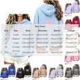 thumbnail image 4 of Butterfly Print Long Sleeve Hoodies For Women Teen Fall Fleece Lined Fashion Cute Graphic Pullover Hooded Sweatshirt, 4 of 6