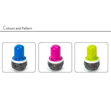 

Cleaning Tools Steel Wool Cleaning Stainless Steel Ball Brush Decontamination Brush