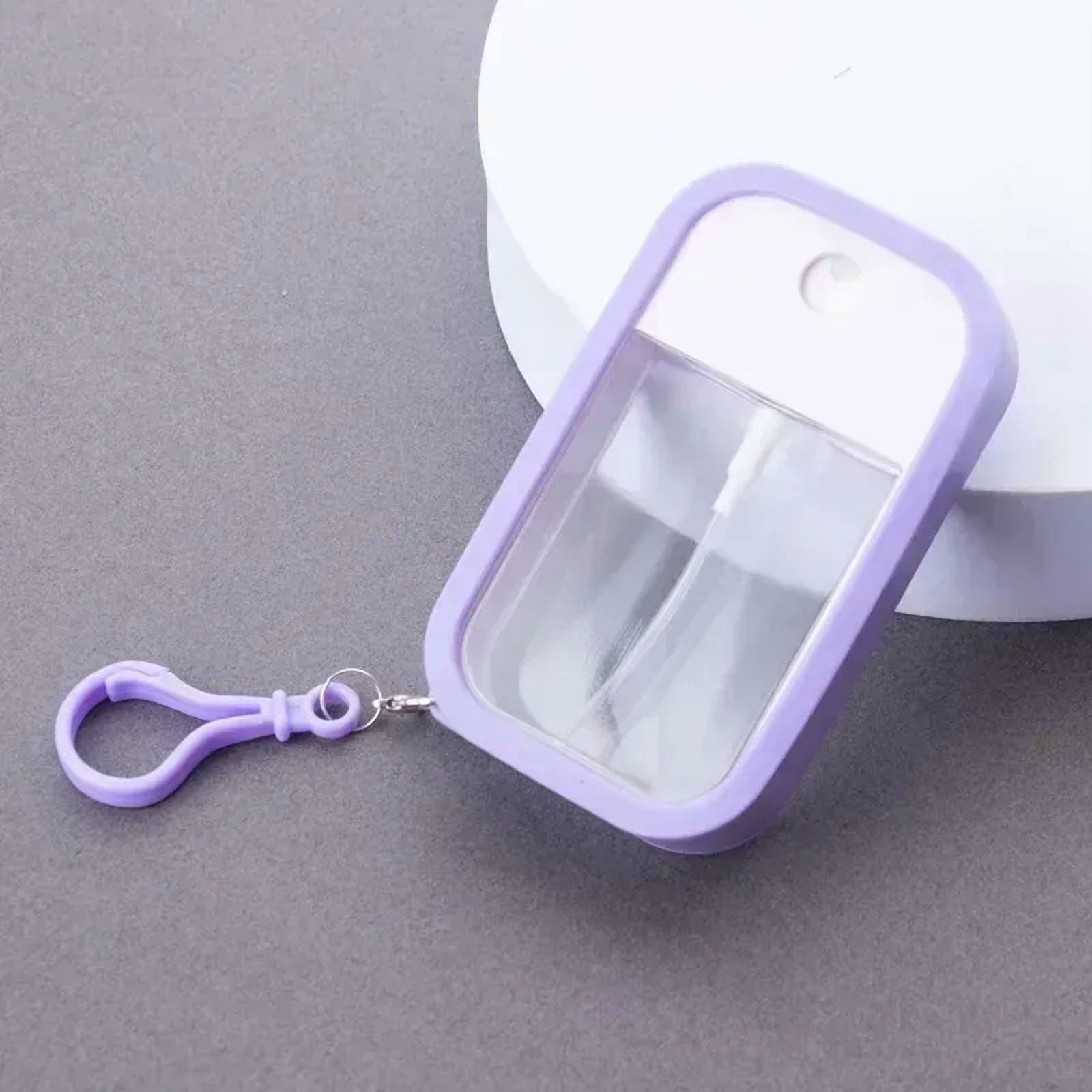 38ml Spray Small Sanitizing Spray Scented Vegan Hand Sanitizer  with Keychain Perfume Alcohol Water Spray Bottle Travel Perfume