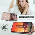 thumbnail image 2 of for Samsung Galaxy S23 FE Case, Wallet Phone PU Leather Case with Card Holder Crossbody Cover for Women Girls Strap Wristlet RFID Blocking Shockproof Protective Cover for Samsung S23 FE,Rosegold, 2 of 9