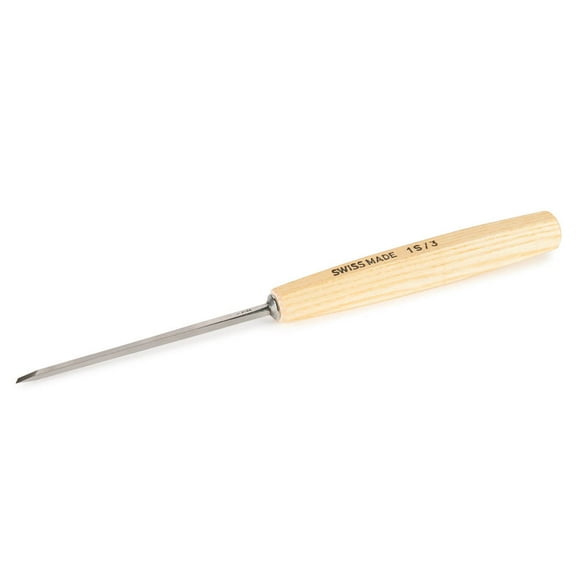 Pfeil "Swiss Made" 3Mm # 1 Sweep Skew Cut Chisel - Double Bevel